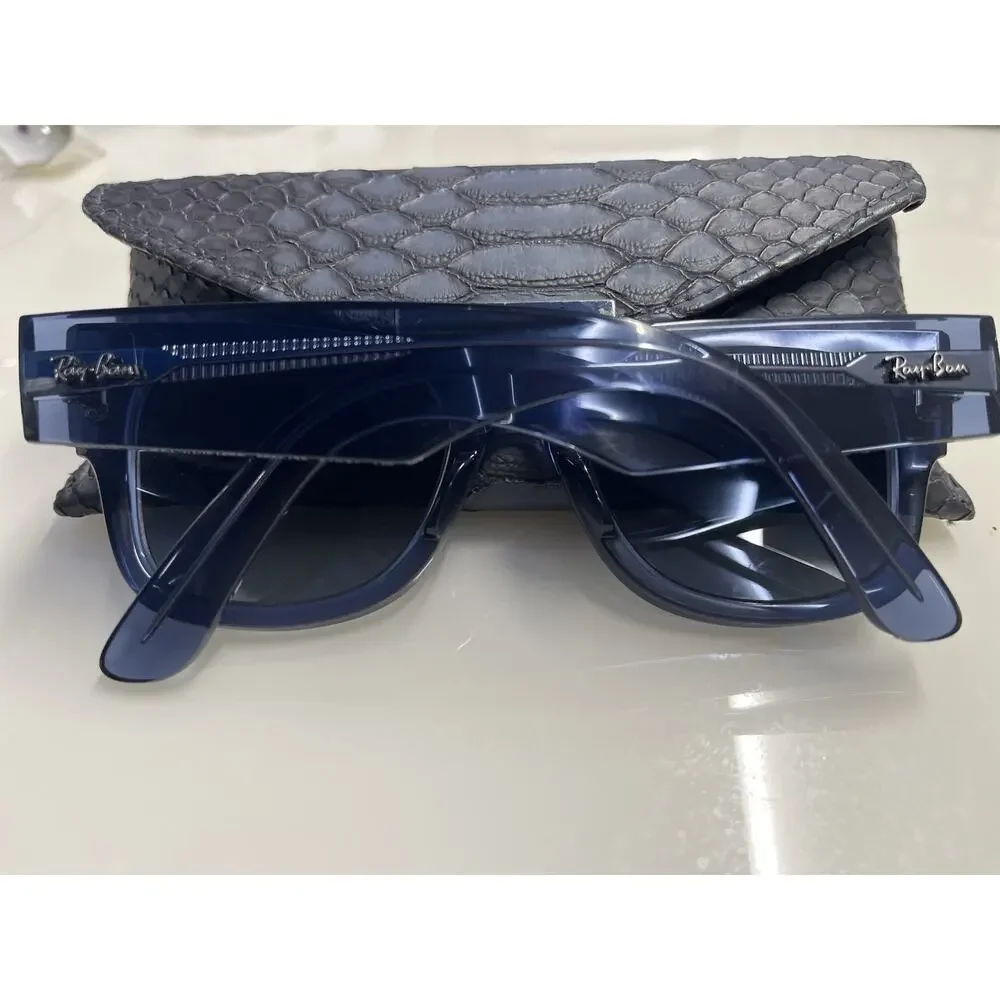 Ray-Ban Mega Wayfarer eyeglasses blue RB0840-S 51-21-145 3N W/case&cloth